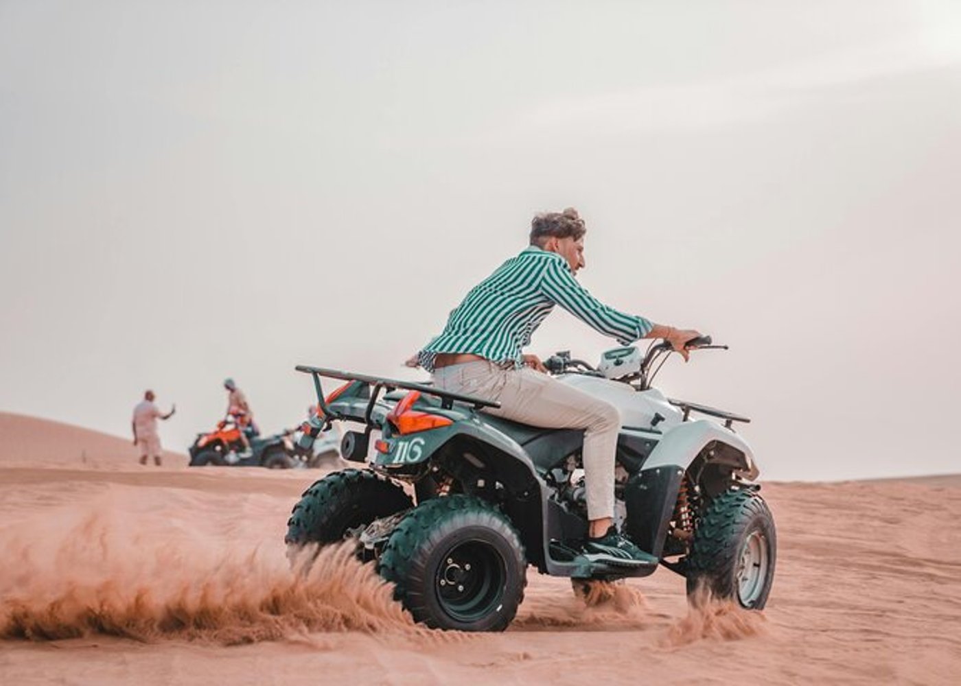 Dubai Quad Bike Safari with Camel Ride and Scenic Dune Photo Stop - 3