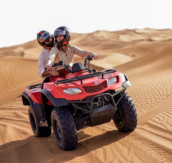 Dubai: Quad & ATV Bike, Red Dune Desert and Safari Adventure