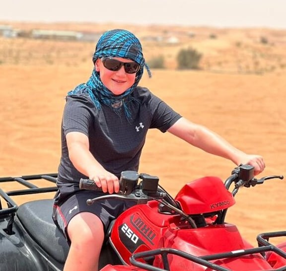 Desert Safari with Quad Bike and VIP Seating and Table Service