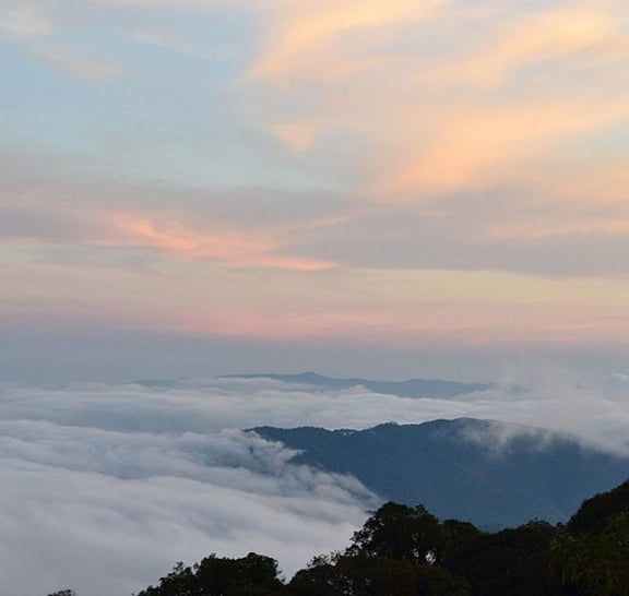 Doi Inthanon at afternoon and Hiking