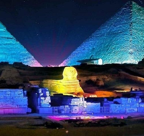 Pyramiden von Gizeh Ton- und Lichtshow ab Kairo – Abendtour