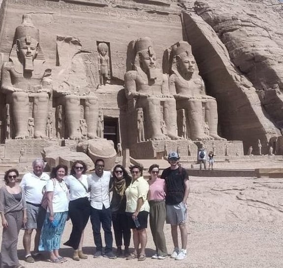 4 Nights Cruise Luxor To Aswan and Abu Simbel with train rounded trip from Cairo