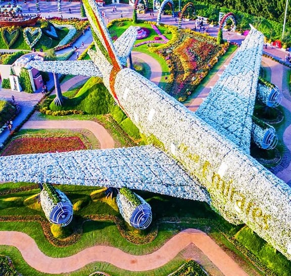 Dubai Miracle Garden Ticket with Dubai City Tour 