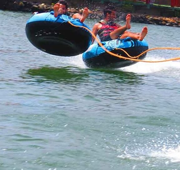Private Tube Riding in Trincomalee Beach Sri Lanka