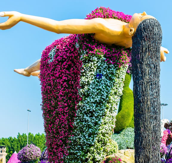 Dubai City Tour & Miracle Garden Tour mit Transfers