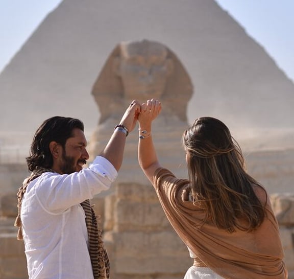 Private Day tour Pyramids Sphinx valley temple Saqqara Dahshur