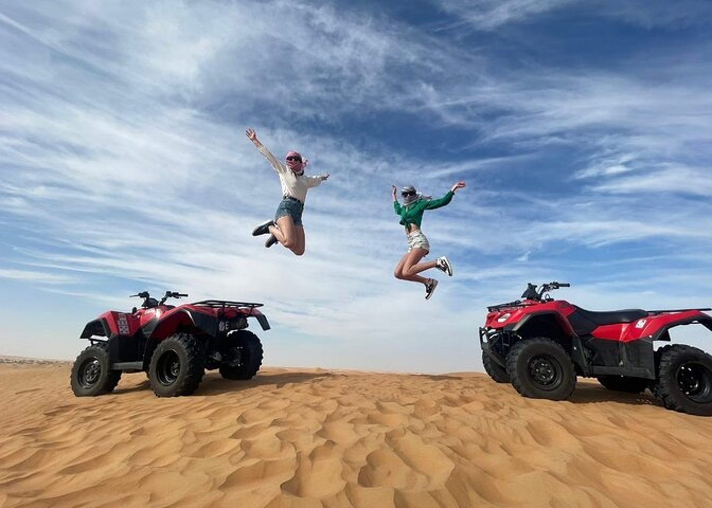 Dubai: Quad Bike, Dune Buggy, and Sandboarding Experience - 9