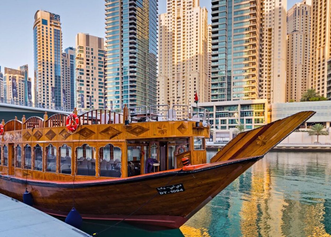 Dubai Marina Sunset Dinner Dhow Cruise with Private Transfers - 2