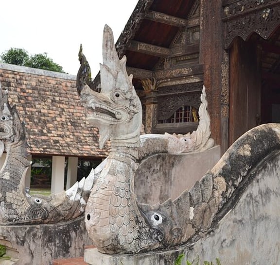 Horse Lesson+Riding+Wat Tonkwen wooden temple.Chiangmai