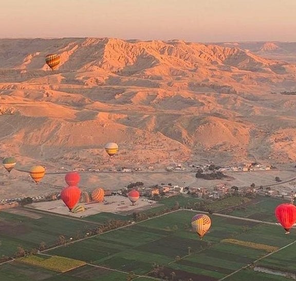 Hot Air Balloon Experience Over Luxor Sky