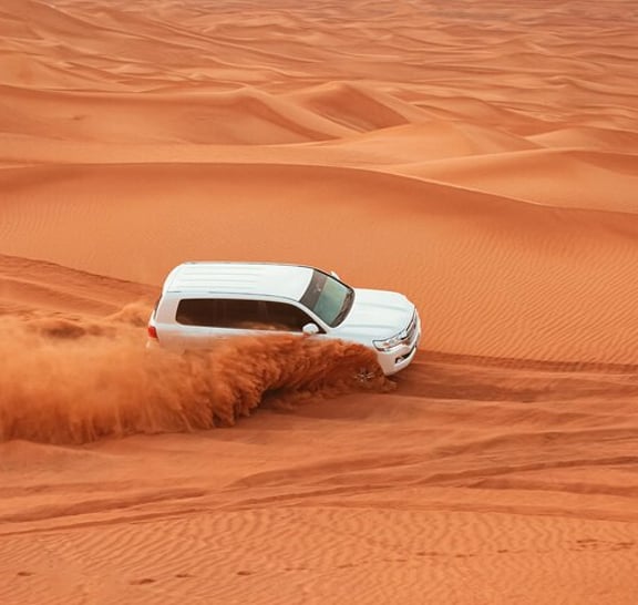 Red Dunes Morning Safari: Dune Bashing, Camel Ride & Quad Biking