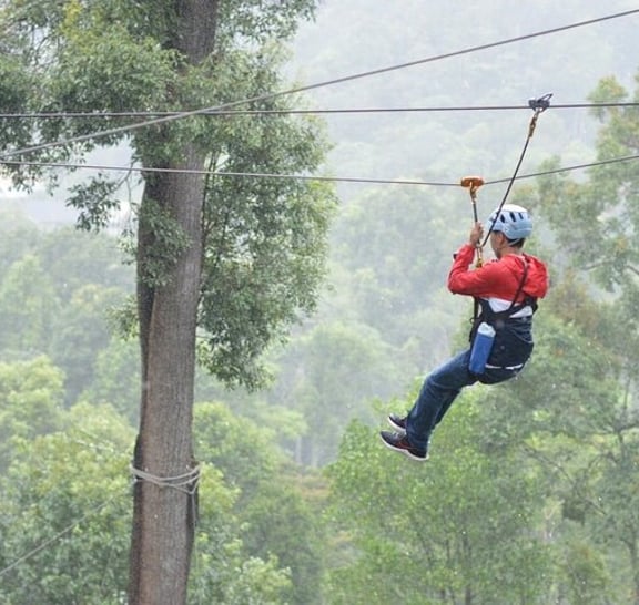 Extreme Zipline and Sticky Waterfall Private Tour
