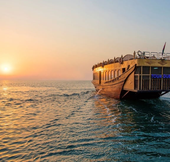 Dubai Marina Sunset Dinner Dhow Cruise Tickets