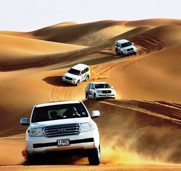 Red Dune Safari with 4x4 Pick up and Camel Ride plus BBQ