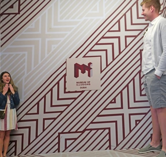 Dubai Museum of Illusions tour & Marina Dhow Dinner Cruise with Private Transfers