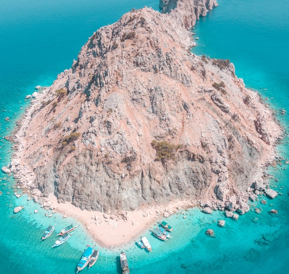 Boat trip to Suluada in Adrasan
