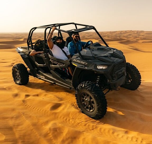 Dubai: Buggy Dune Bashing, Sand Boarding, Camel Ride & Show