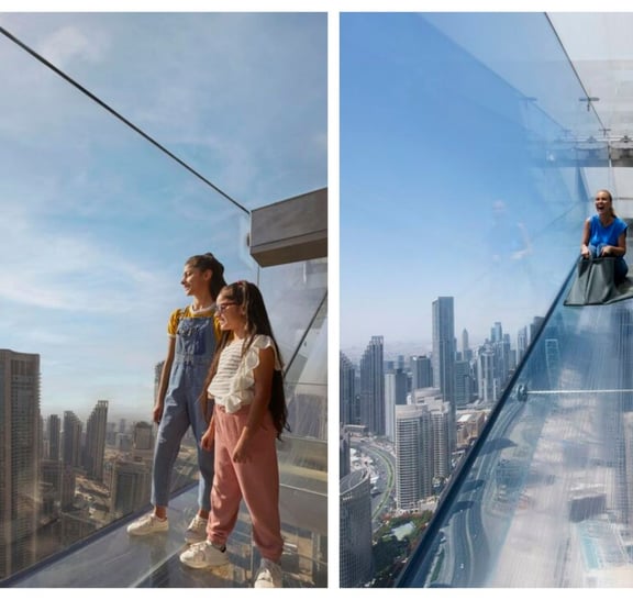 Sky Views Glass Slide Tickets
