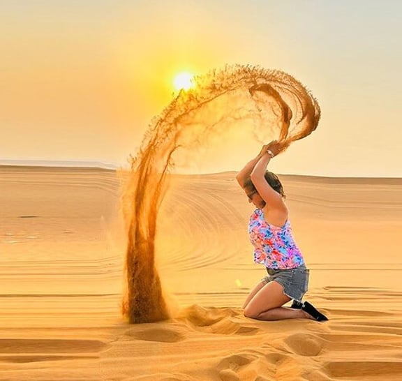 Red Dune Safari with 4x4 Pick up and Camel Ride plus BBQ