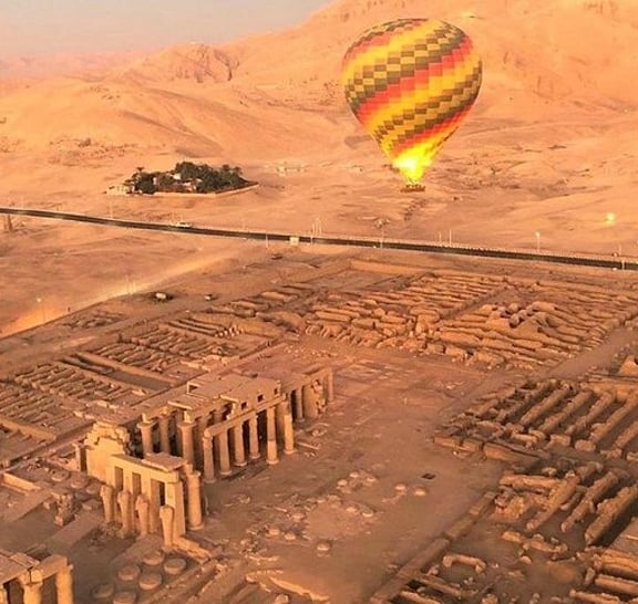 Hot Air Balloon Experience Over Luxor Sky