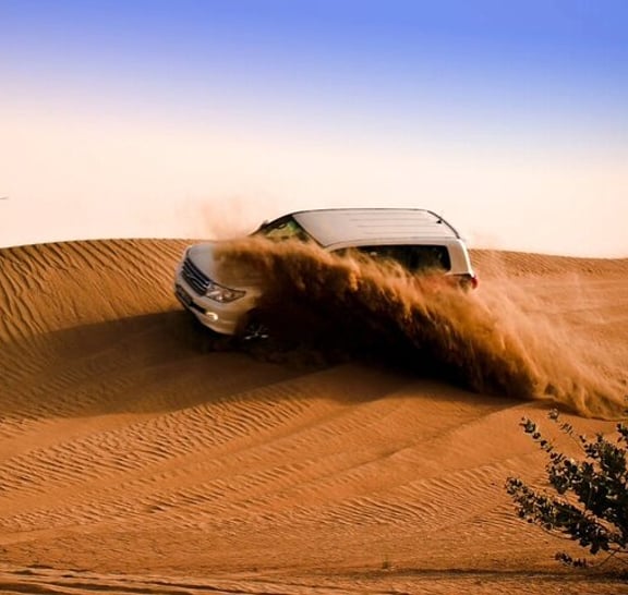 Dubai Evening Desert Safari with Dune Bashing & BBQ Dinner