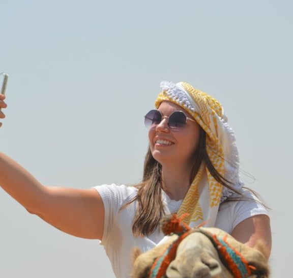 VIP Private Giza Pyramids Sphinx Camel Ride Inside Pyramid, Lunch