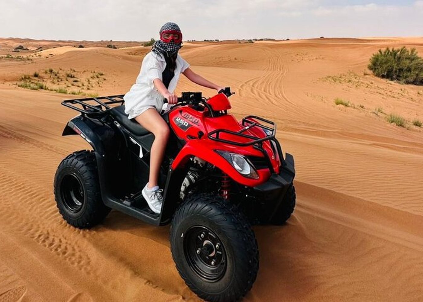 Dubai: Quad Bike Safari, Camels, & Camp with BBQ Dinner - 15