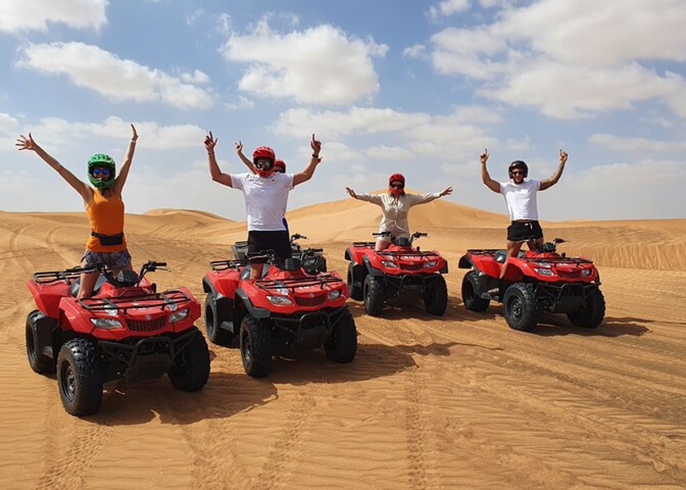 Dubai: Quad Bike, Dune Buggy, and Sandboarding Experience - 8