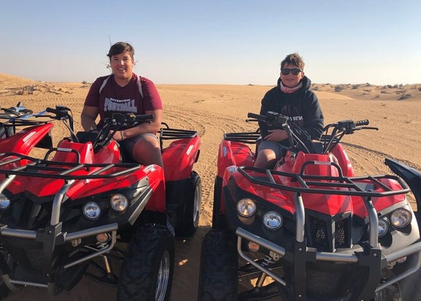 Dubai: Quad Bike, Dune Buggy, and Sandboarding Experience - 11