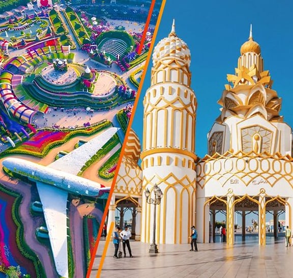 Dubai City Tour & Global Village Tour mit Transfers
